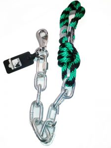 GUINZAGLIO CON CATENA/GREEN-0