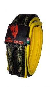 Collare camo pile giallo-0