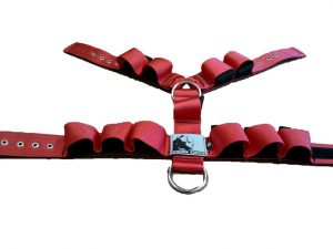 PETTORINA CON PESI rossa -0