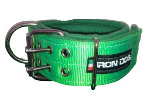 Collare verde doppia pile -0